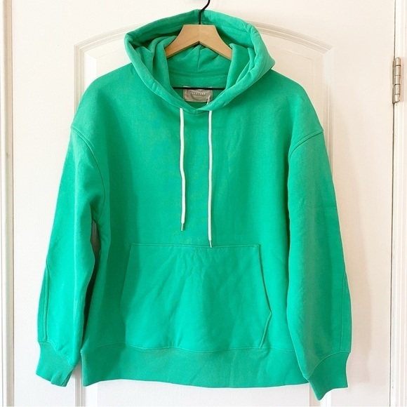 EVERLANE The Track Popover Hoodie Mint Green NWT - Picture 4 of 10